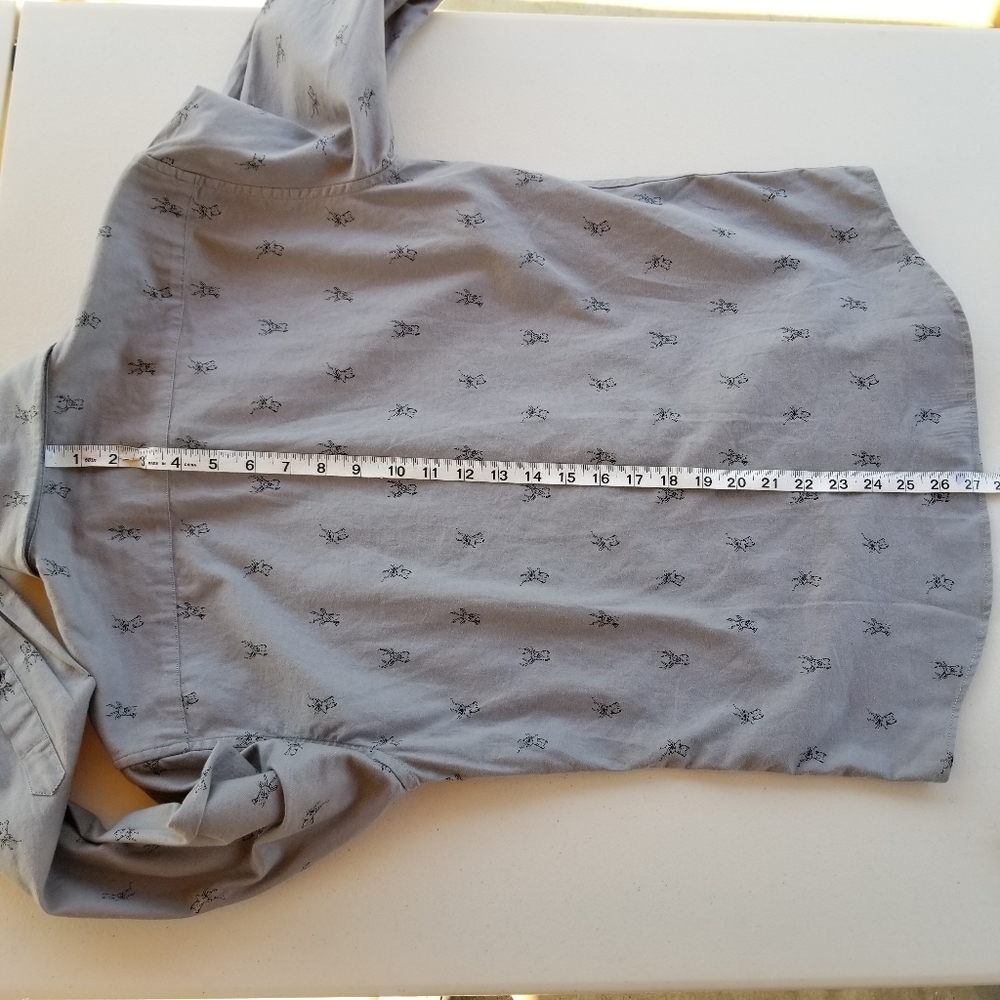 Banana Republic Luxe Flannel Deer Button Shirt - Picture 6 of 10